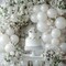 Pearl White Balloons 100 pcs 12 Inch White Latex Balloons for Wedding Bridal Graduation Engagement Baby Shower Gender Reveal Easter Anniversary Birthday Party Decorations White-Z30